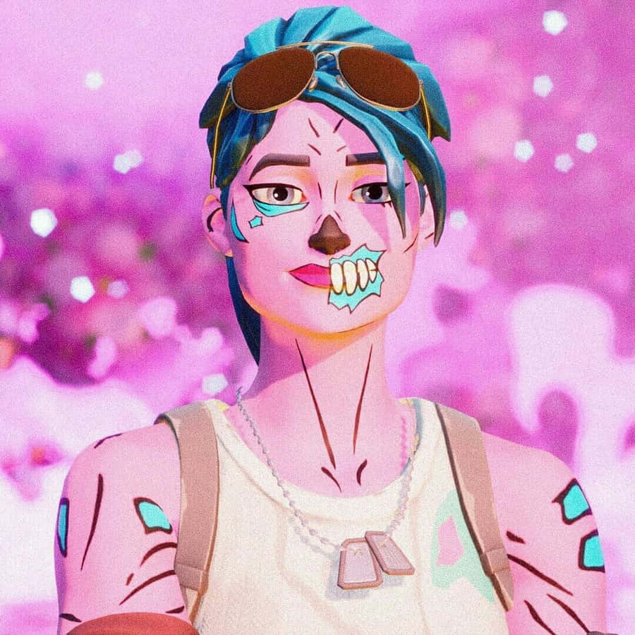 Fortnite Pink Ghoul Trooper Artwork Wallpaper
