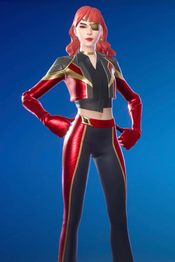 Fortnite Redhead Skin Pose Wallpaper