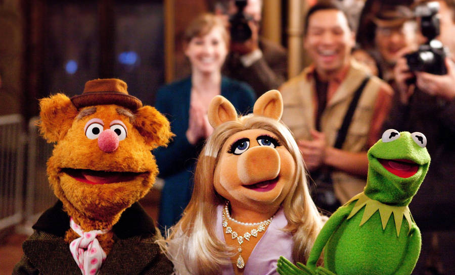 Fozzie Bear Piggy And Kermit Wallpaper