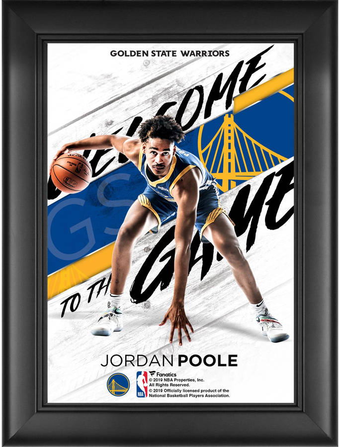 Framed Jordan Poole Phone Wallpaper