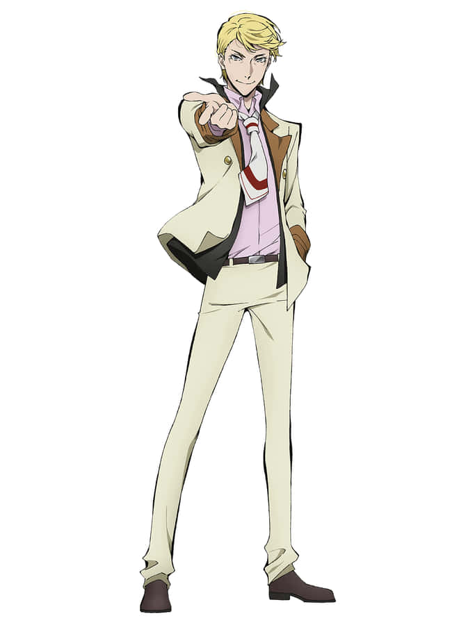 Francis F. Standing Tall In Bungo Stray Dogs Anime Series Wallpaper