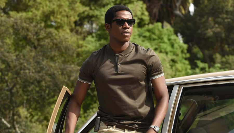 Franklin Saint Leaningon Car Wallpaper