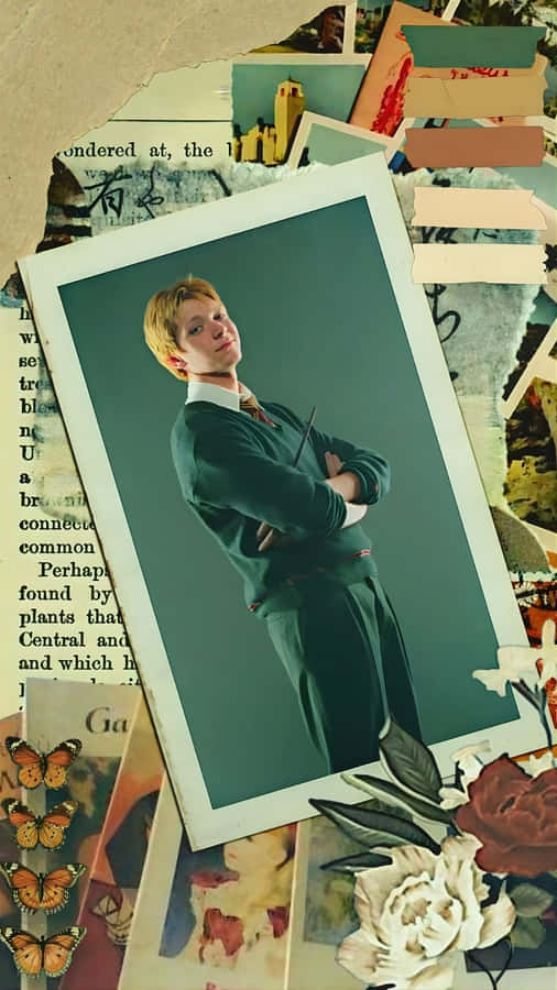 Fred Weasley Character Portrait Wallpaper