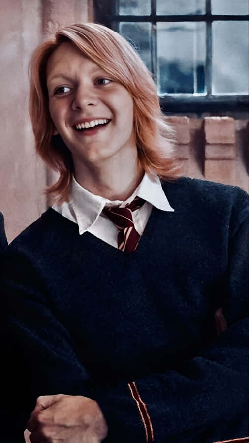 Fred Weasley Character Portrait Wallpaper