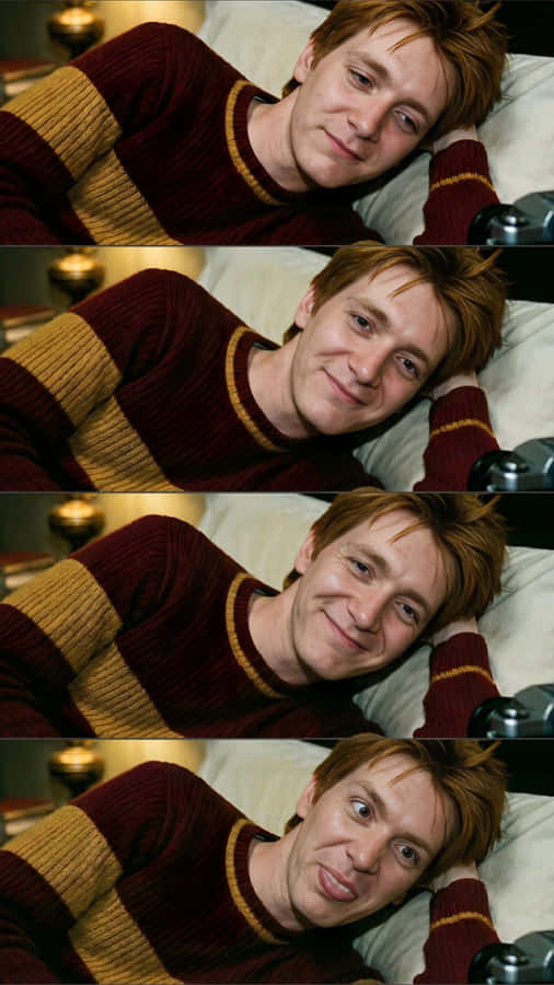 Fred Weasley Expressions Wallpaper