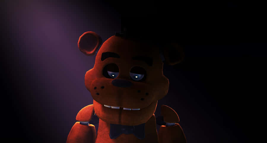 Freddy Fazbear Performing On Stage Wallpaper