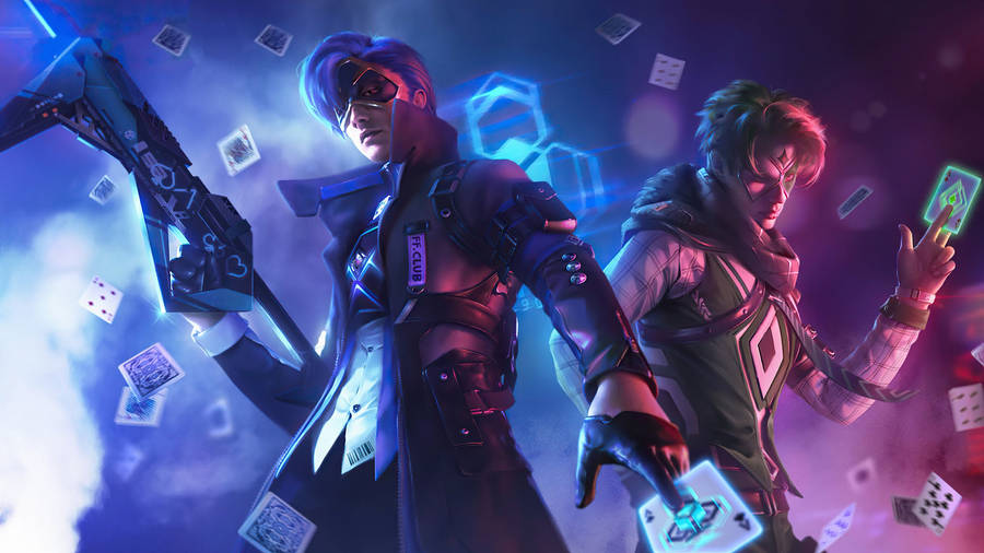 Free Fire Male Characters Wallpaper