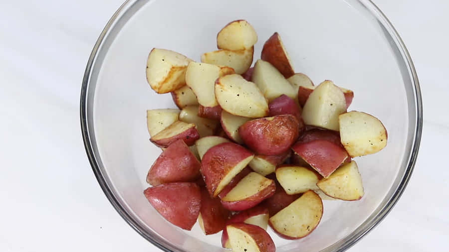 Fresh And Organic Red Potatoes Wallpaper