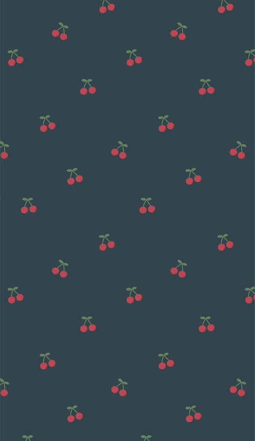 Fresh And Vibrant Red Cherries Wallpaper