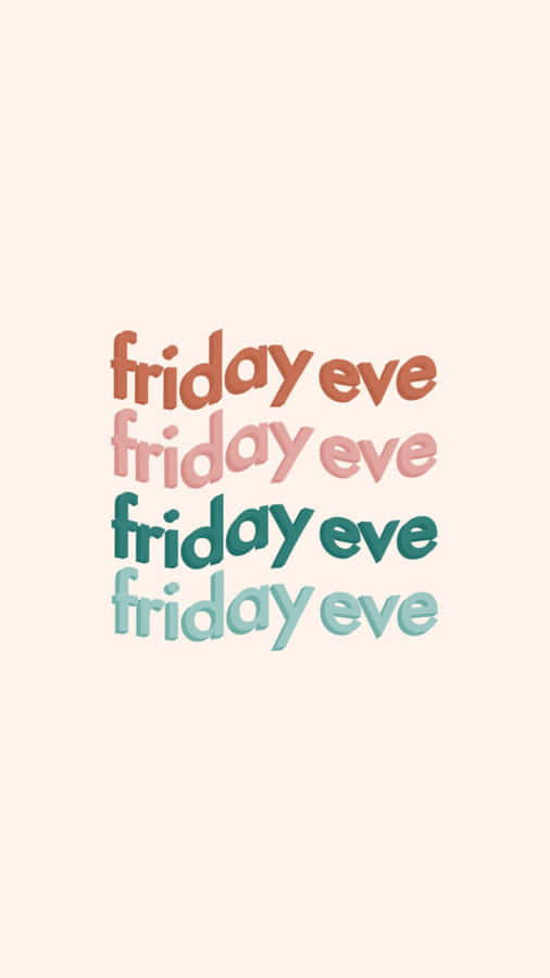 Friday Eve Repetition Artwork Wallpaper