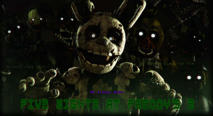 Frightening Dreadbear Menacingly Emerges From The Shadows Wallpaper