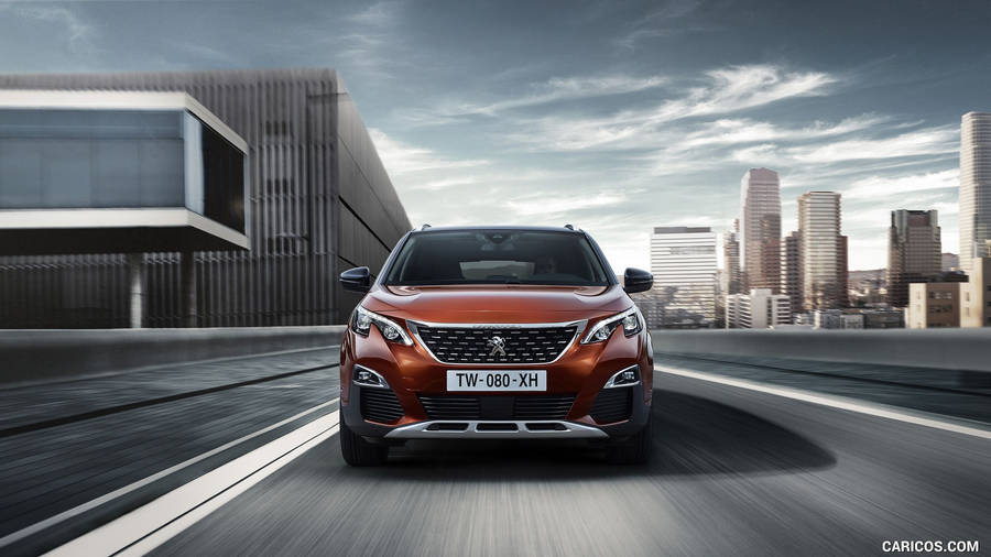 Front View Peugeot 5008 Wallpaper