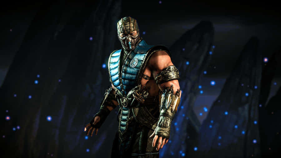 Frosty Sub-zero Unleashed In Mortal Kombat Wallpaper