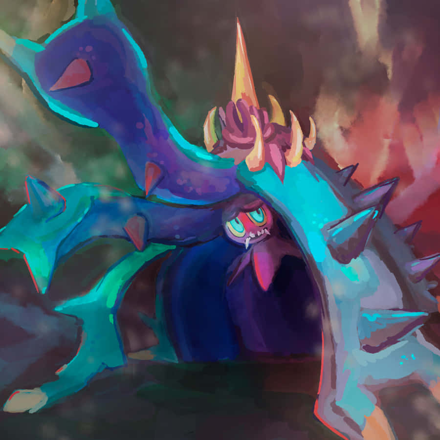 Frowning Toxapex Wallpaper