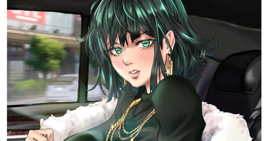 Fubuki Standing Strong In A Snowy Landscape Wallpaper