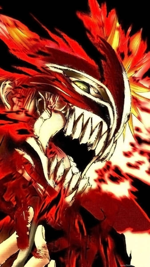 Full Hollow Ichigo Close-up Bleach Iphone Wallpaper