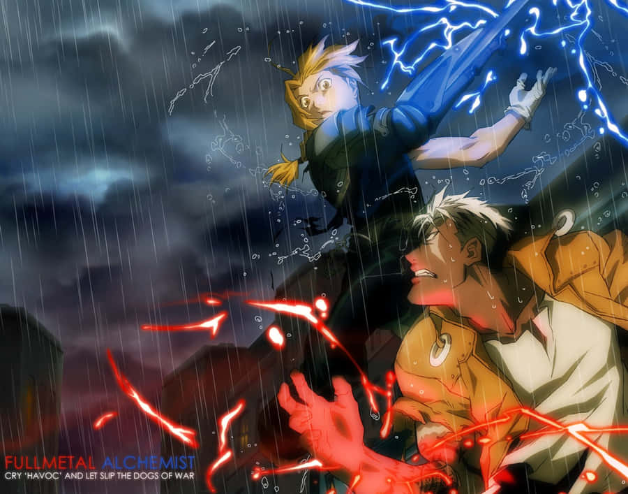 Fullmetal Alchemist's Scar - A Battle-ready Warrior Wallpaper