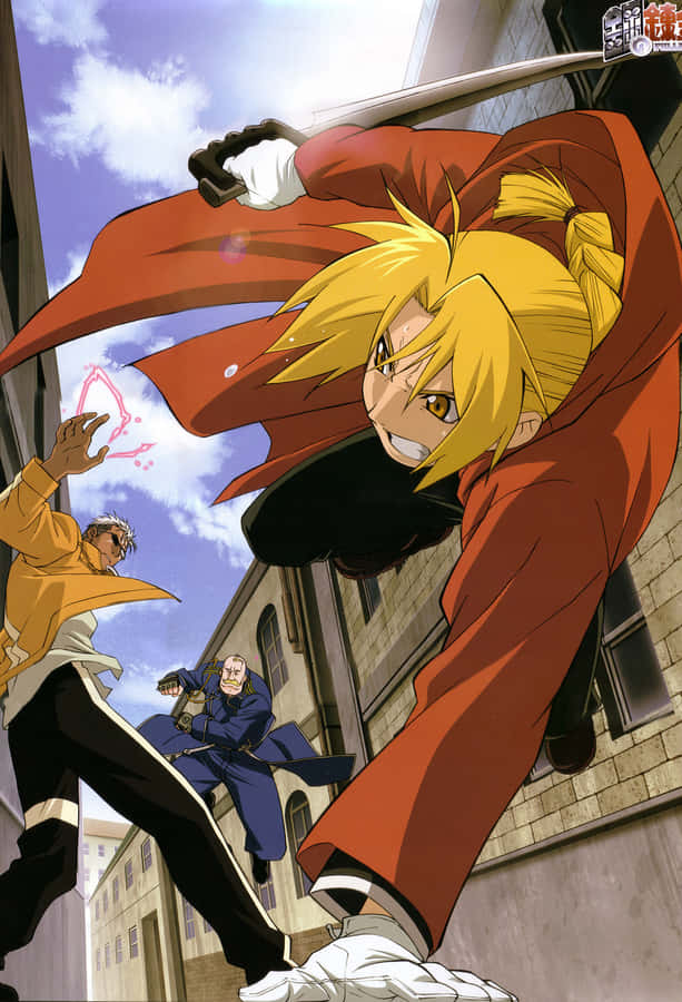 Fullmetal Alchemist's Scar In Action Wallpaper