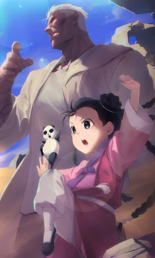 Fullmetal Alchemist Scar In Intense Stance Wallpaper