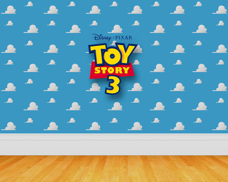 Fun And Blue Skies With Toy Story Cloud Wallpaper