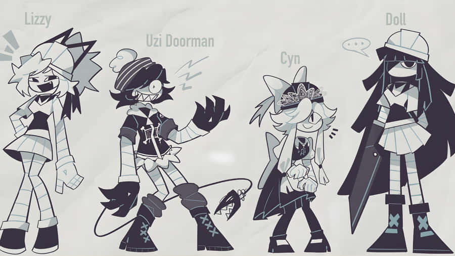 Fundamental Paper Education Characters Wallpaper