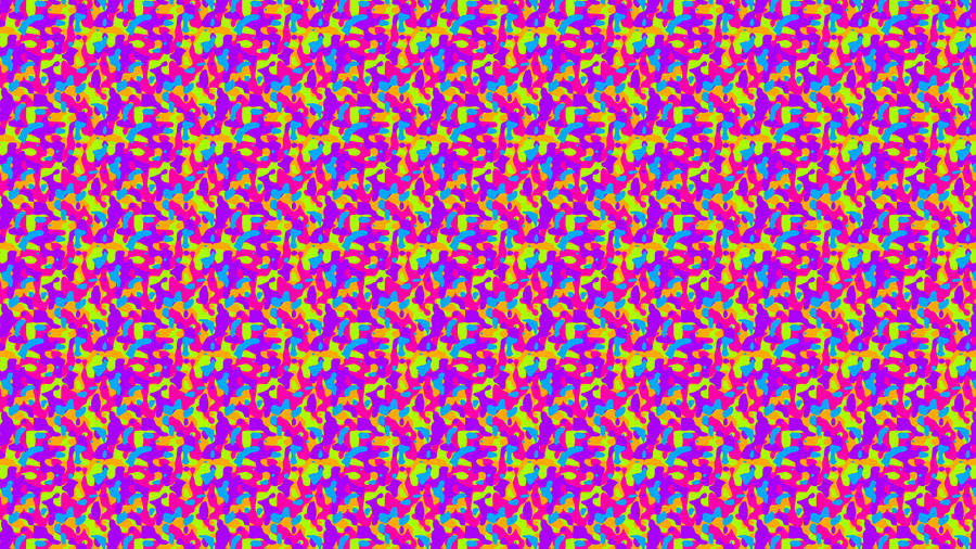 Funky Abstract Color Camouflage Wallpaper