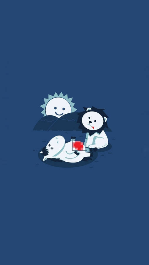 Funny Cartoon Animals Under The Sun Wallpaper