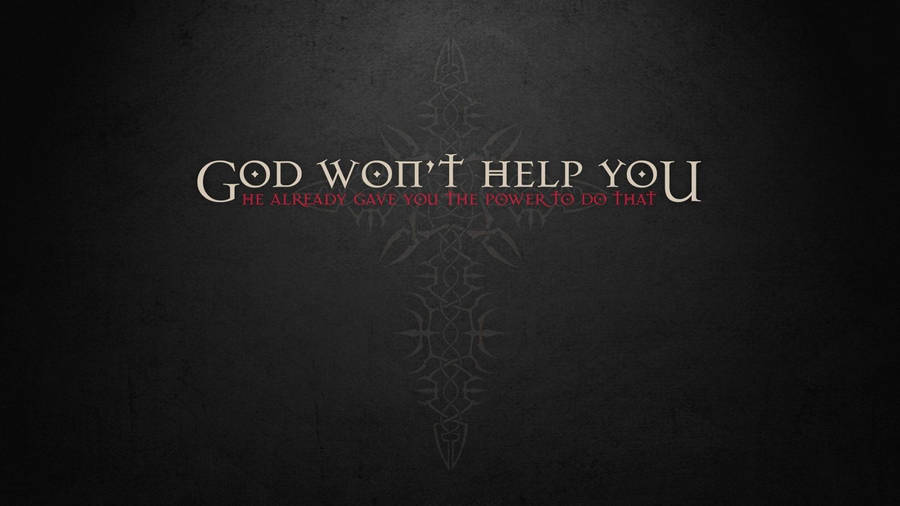 Funny Computer Harsh Message Wallpaper