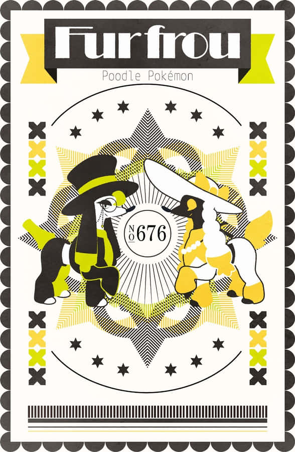 Furfrou Pokemon Card Art Wallpaper