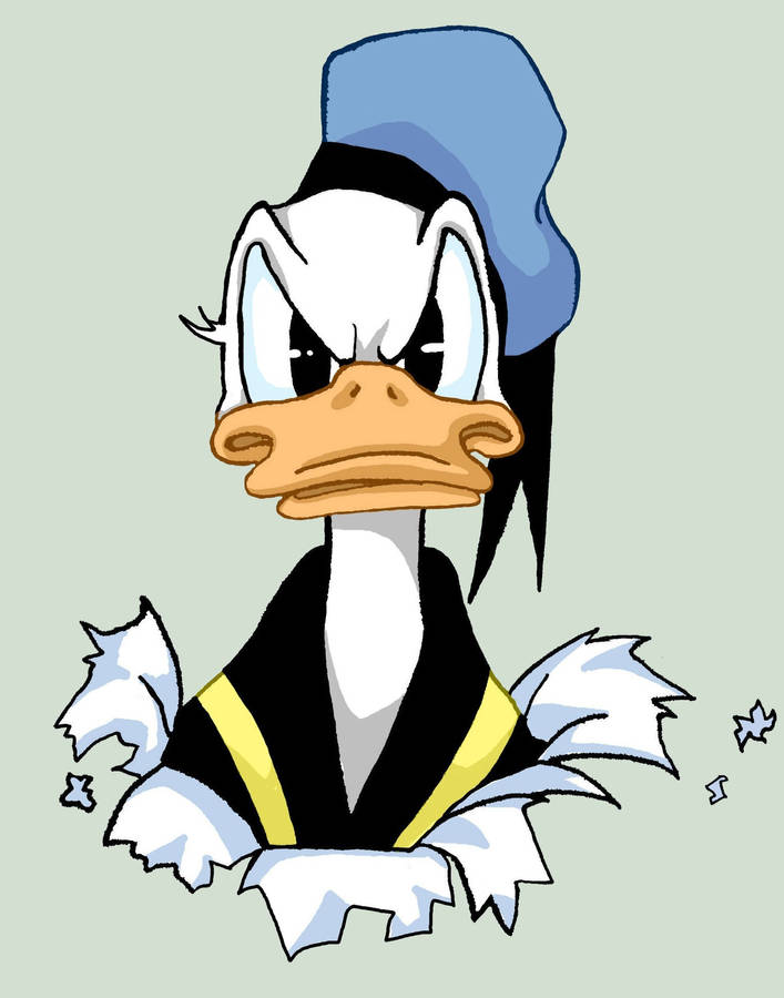 Furious Sailor Donald Duck Wallpaper