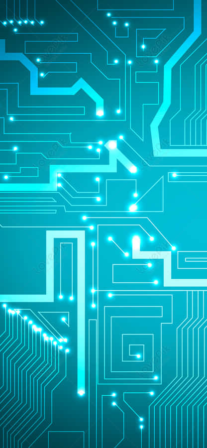 Futuristic_ Circuit_ Board_ Background Wallpaper