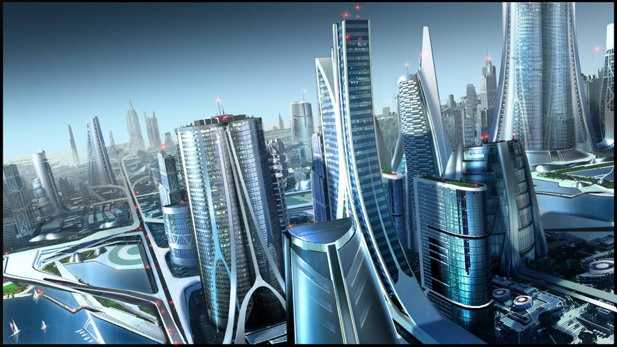 Futuristic City Wallpaper