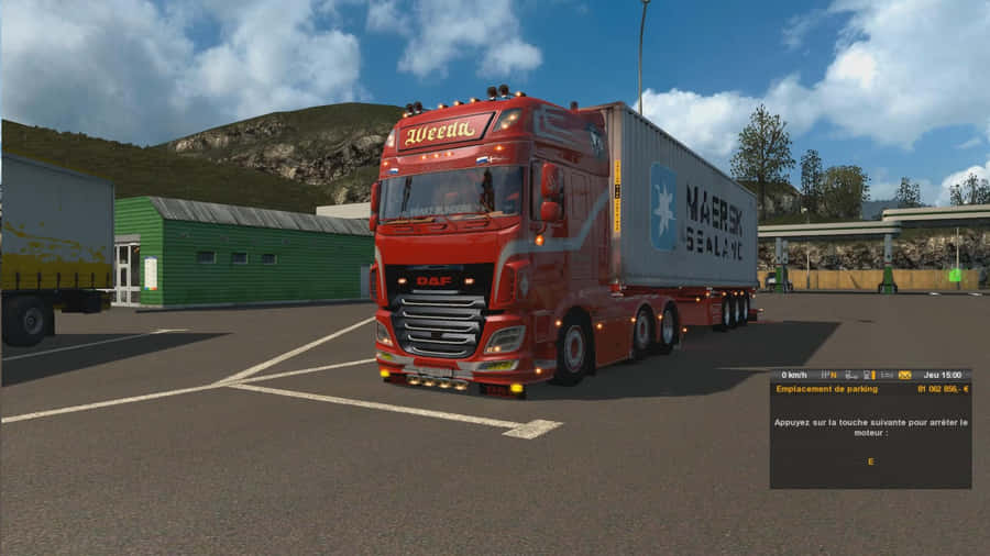 Futuristic Cityscape In Simulation Game Wallpaper