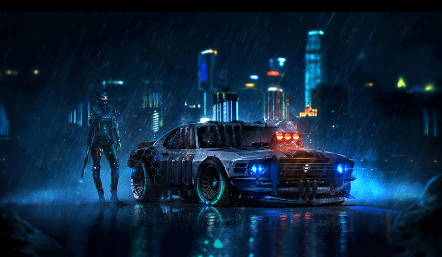 Futuristic Cool Mustang Wallpaper