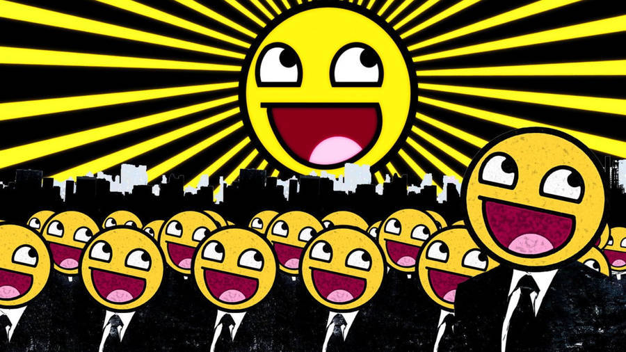 Futuristic Cybersecurity Concept - Hacker Emblem Wallpaper