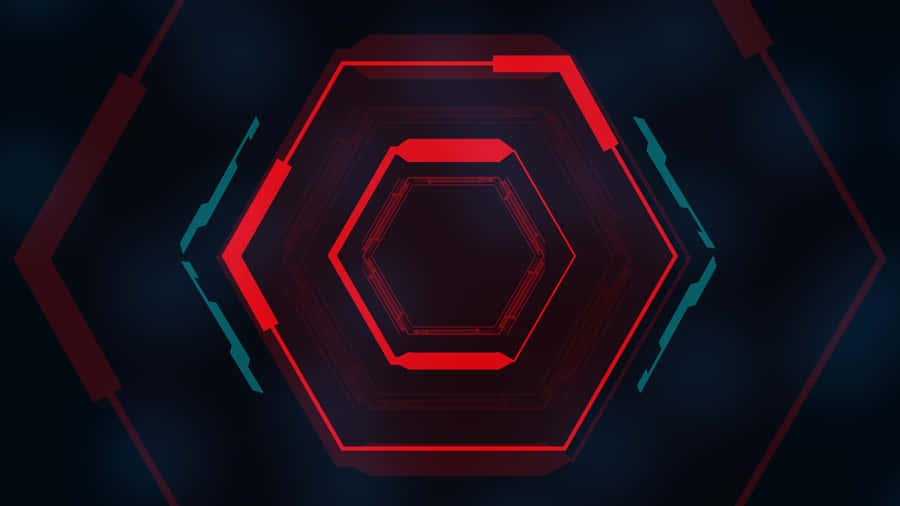 Futuristic_ Hexagon_ Abstract_ Background Wallpaper