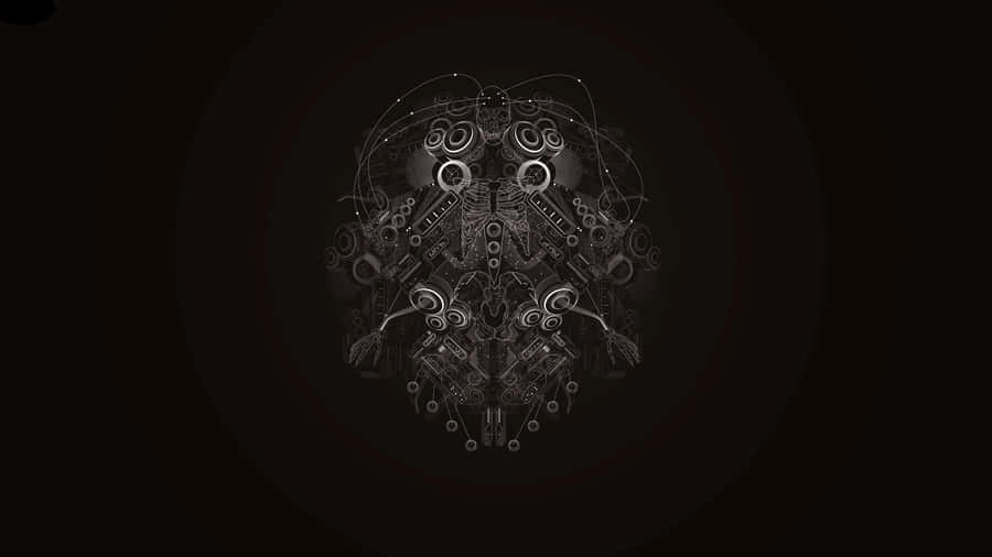 Futuristic Minimalist Technology Background Wallpaper