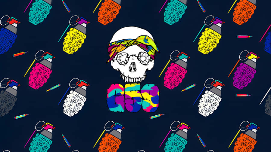 G59 Skull Art Design Wallpaper