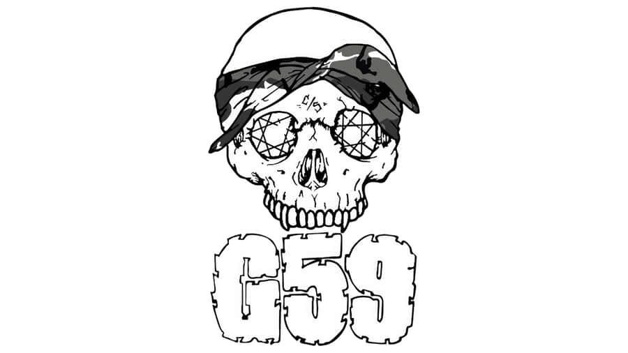 G59 Skull Logo Design Wallpaper