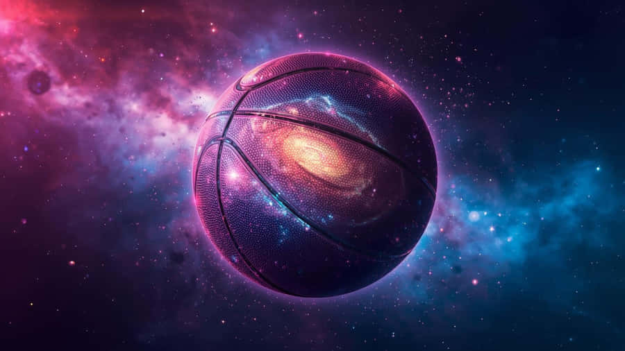 Galaxy Basketball Art Wallpaper