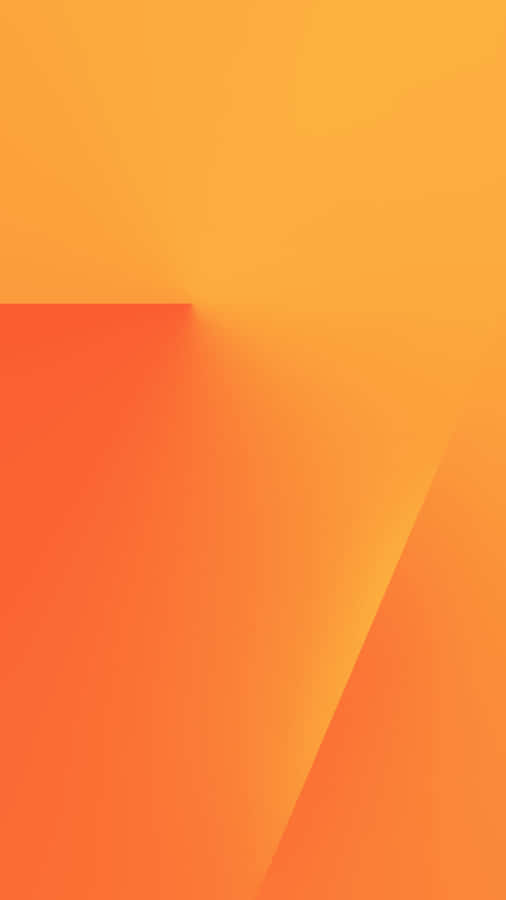 Galaxy Z Flip 7 Vibrant Orange Design Wallpaper