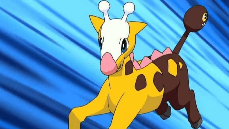 Galloping Girafarig Wallpaper