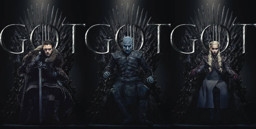 Game Of Thrones Season 8 Combined Thrones Wallpaper