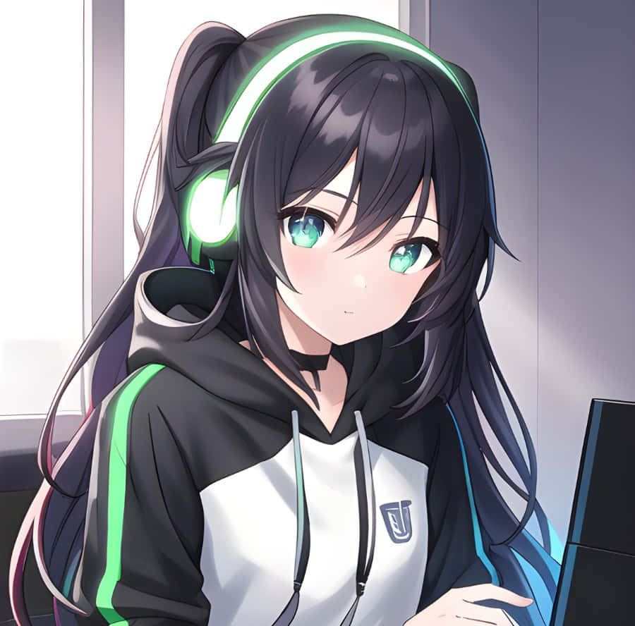 Gamer Girl Anime Pfp Wallpaper