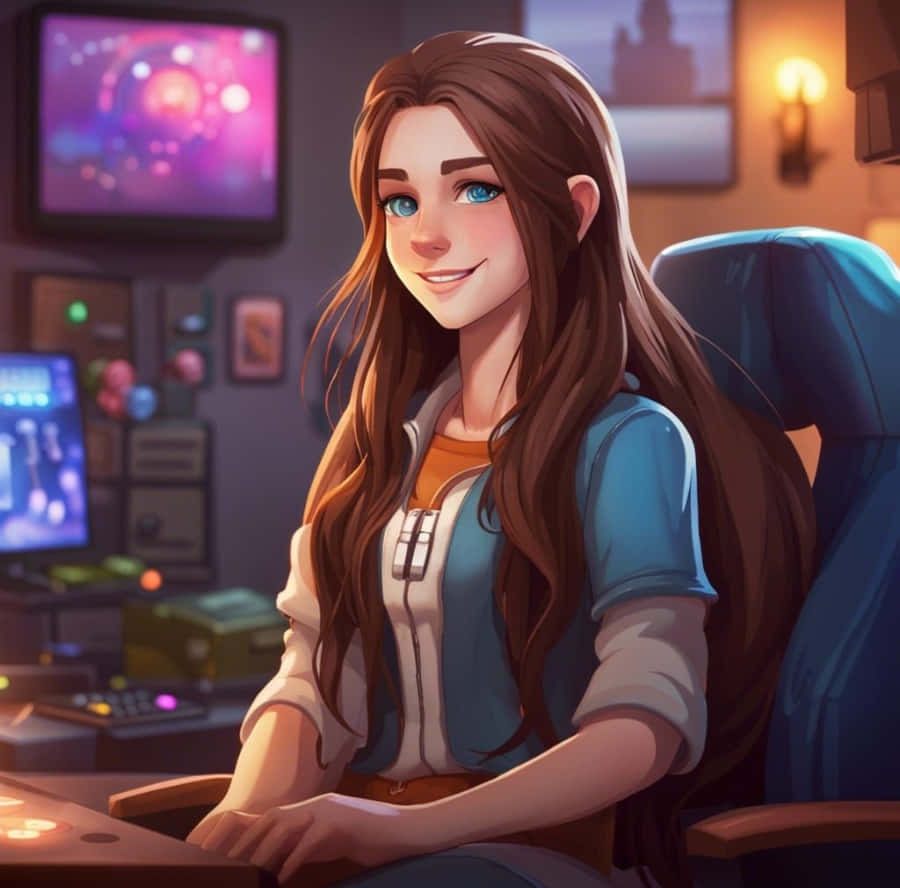 Gamer Girl Avatar Wallpaper