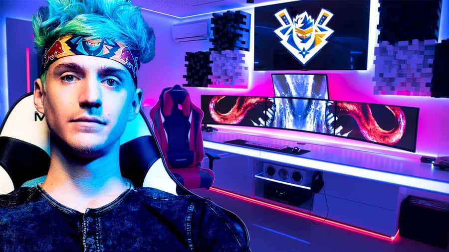 Gamerin Neon Lit Setup.jpg Wallpaper