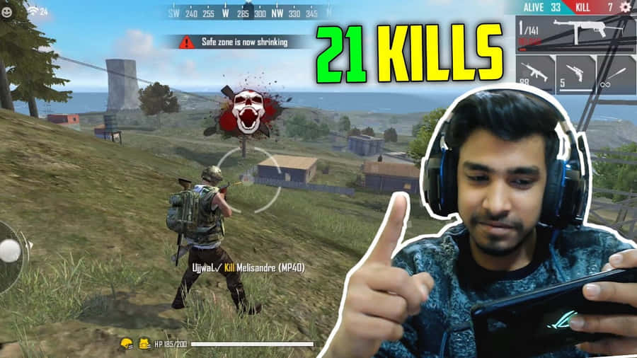 Gaming Youtuber's Stream Setup Wallpaper