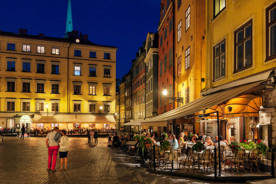 Gamla Stan Stortorget Stores Wallpaper