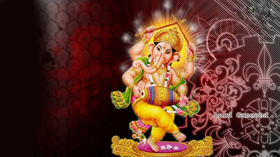 Ganesh 3d Dancing Wallpaper