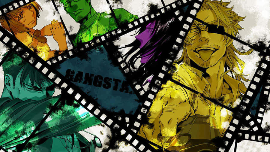 Gangsta Colorful Anime Twilights Wallpaper
